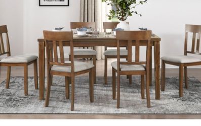 Prineville cherry dining set