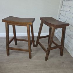 Real Wood Bar Stools 