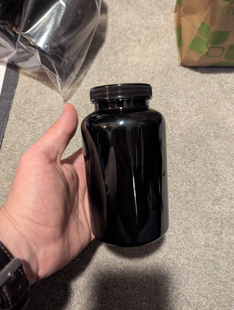 Unused Plastic Pill Bottles