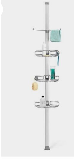 CORNER SHOWER STAINLESS STEEL.