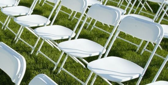 New White Folding Plastic Chair Commercial Grade White Plastic Folding Chair Steel Frame Commercial