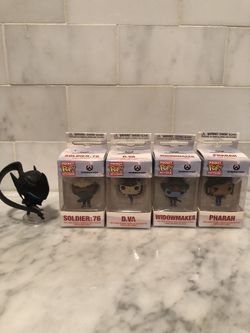 Overwatch Funko Pop Keychains