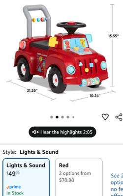 Ride on toy, push car