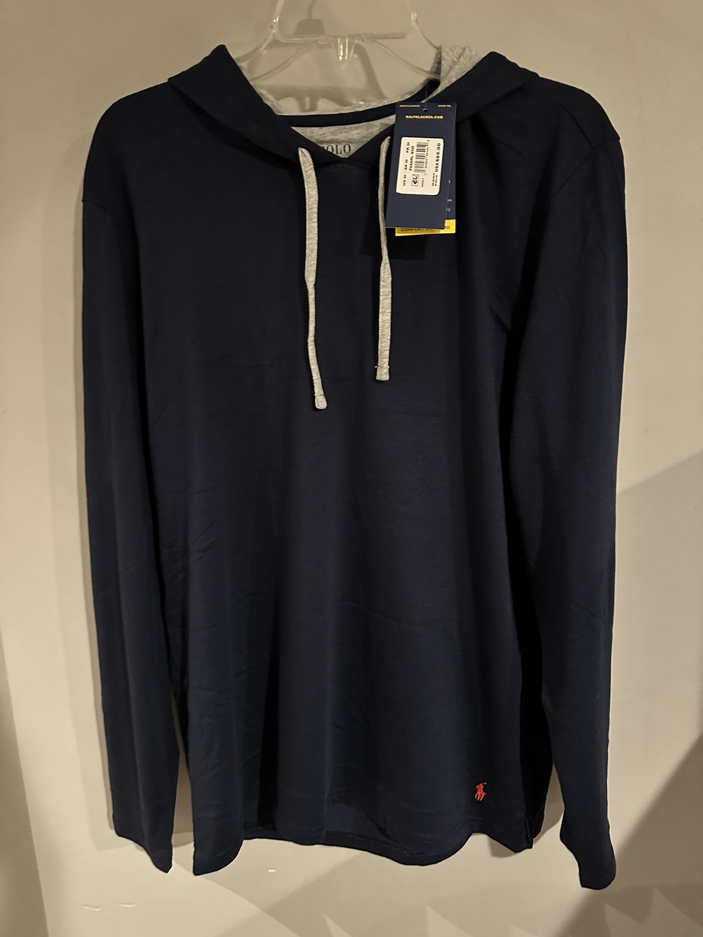 Polo Ralph Lauren Hoodie/Sweatshirt (Navy, Size Med) *NWT*