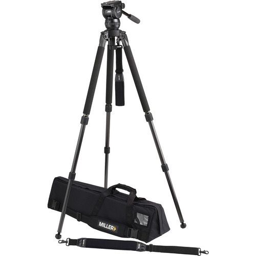 Miller 1870 Compass 12 Solo 75 Two-Stage Carbon Fiber Tripod