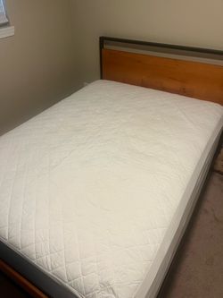 Queen sized mattress- with mattress cover