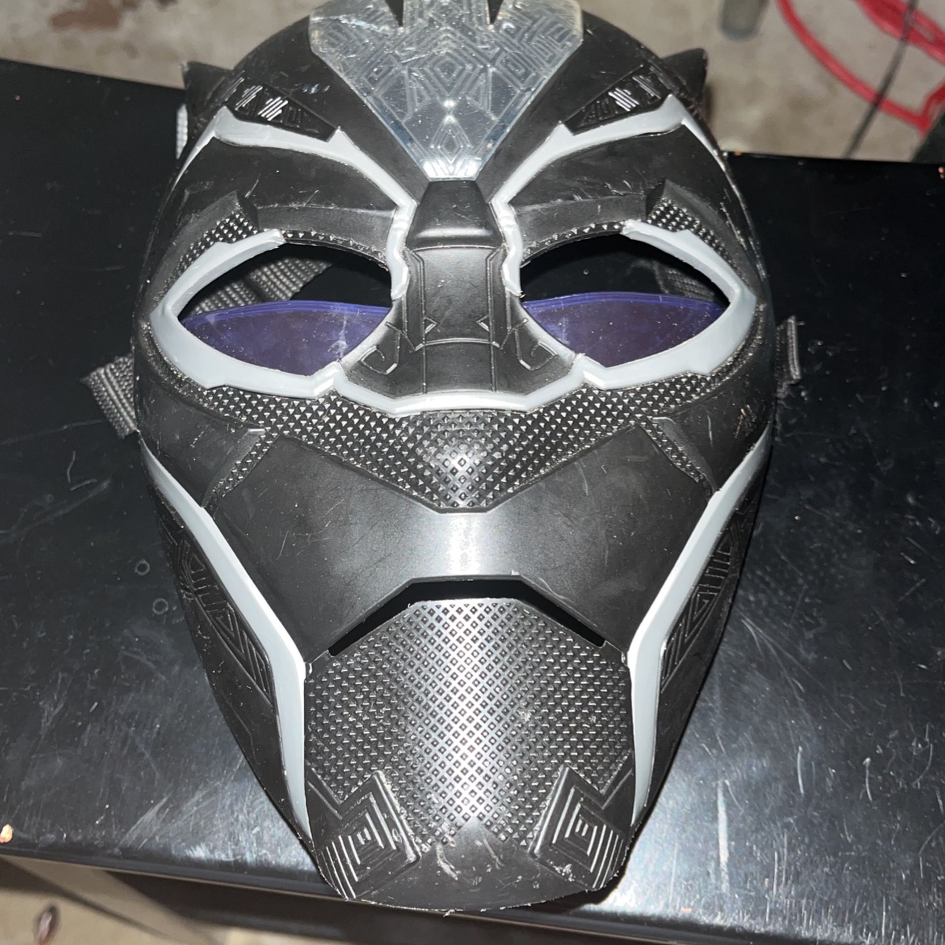 This is a black panther mask