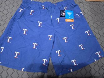 Texas Rangers M Columbus PFG Shorts $60 Retail