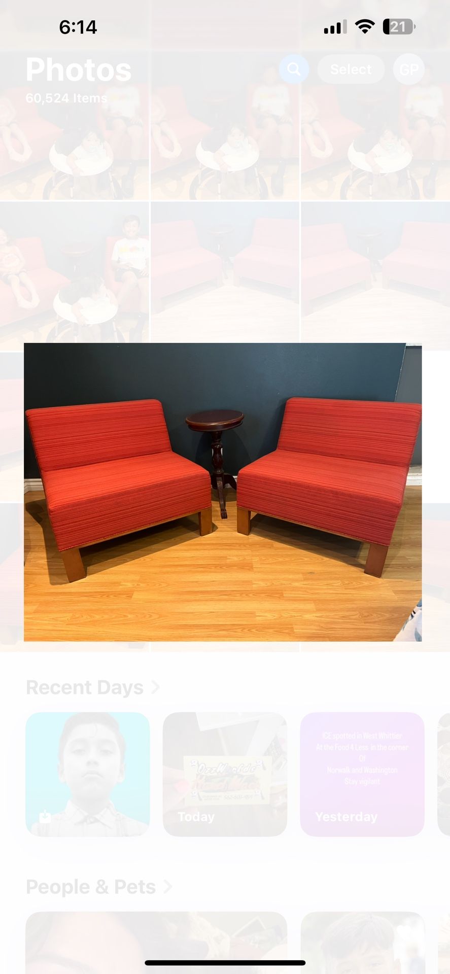 2 Bernhardt Lounge Chairs
