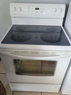 Glass top stove