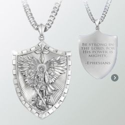 Angel Wings Shield Protection Necklace