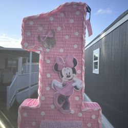 Number 1 Minnie Mouse Piñata 