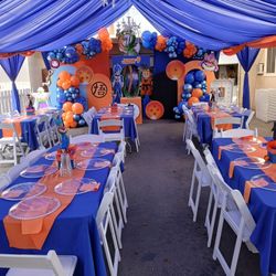 Decoración Para Fiestas Cumpleaños Babyshower Bautizo Carpas Mesas Sillas Carpas Con Draping 