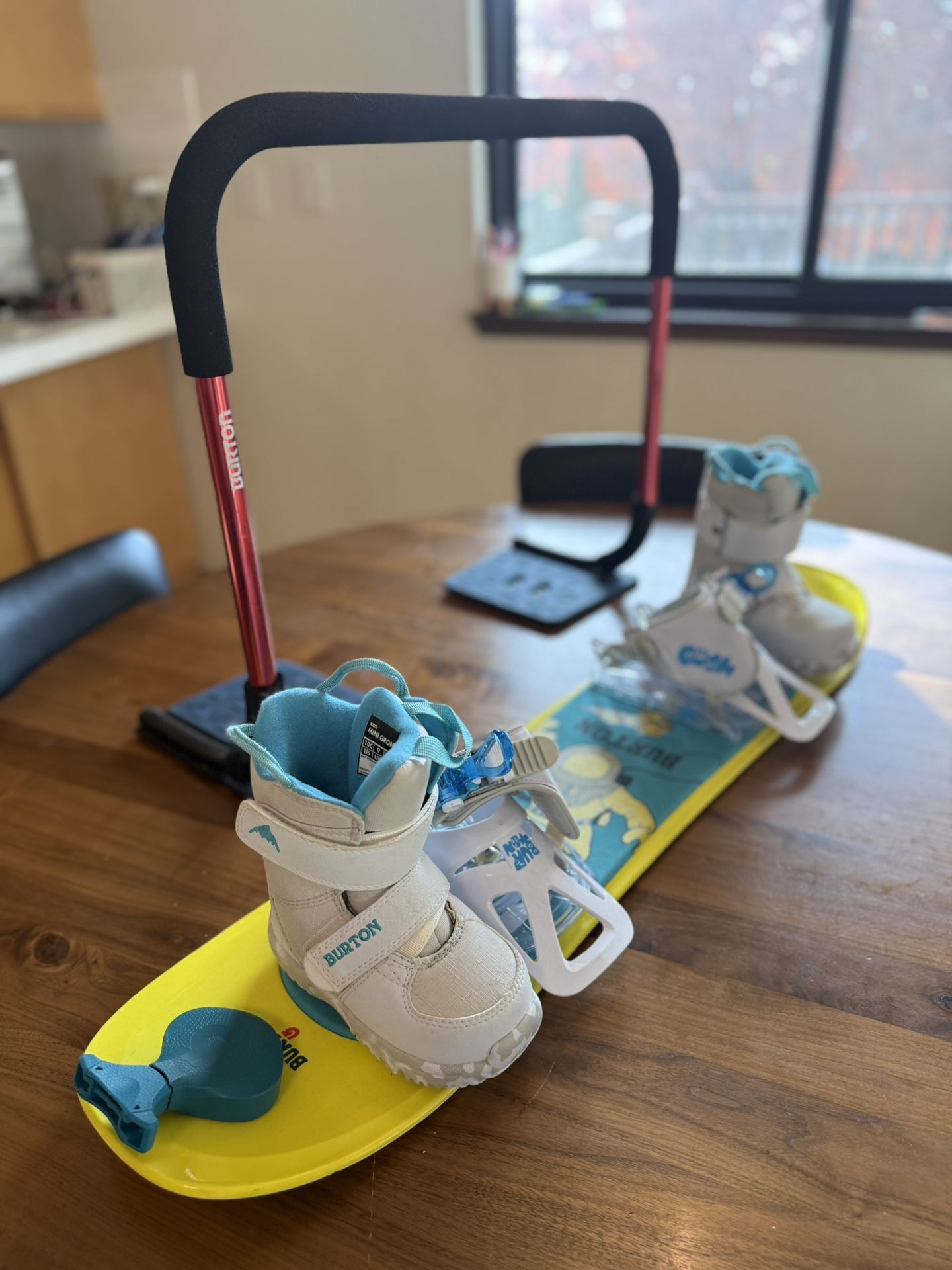 Burton Riglet Trainer Snowboard Setup