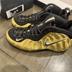 Nike Air Foamposite One Metallic Gold Men's Shoes 