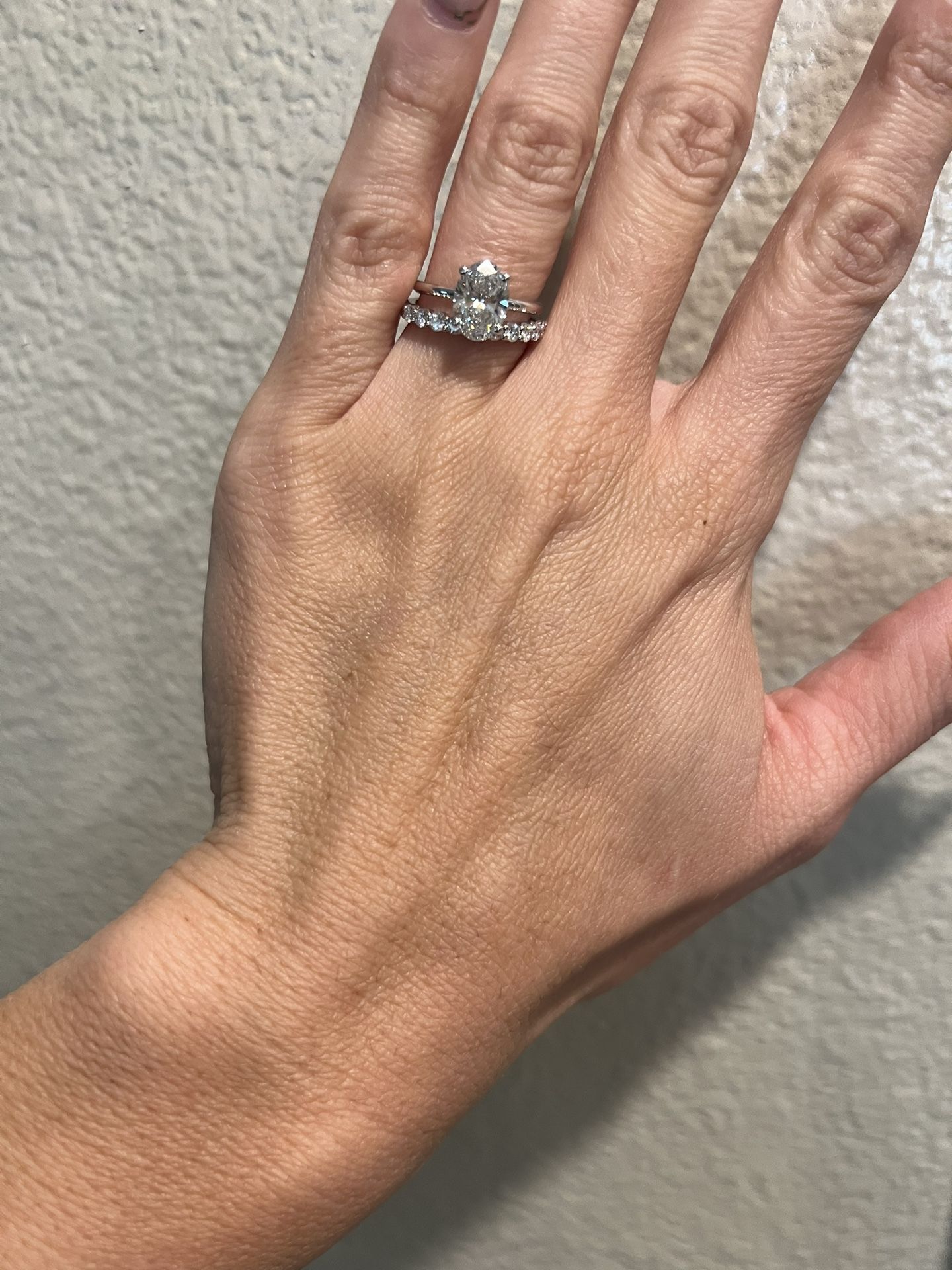 Engagement Ring WITH Wedding Band