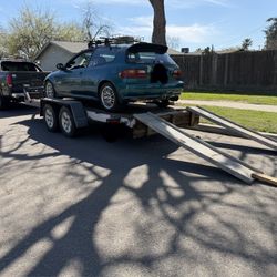 Heavy duty aluminum trailer ramps 7ft