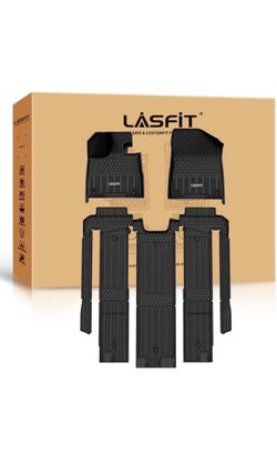 LASFIT Floor Mats 2021-2026 Toyota Sienna 7 Seats Front Rear Set