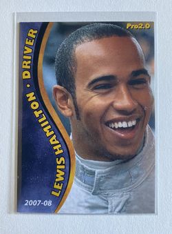 Lewis Hamilton Formula 1 F1 2007-08 Pro2.0 Rookie Card! Mercedes Petronas McLaren