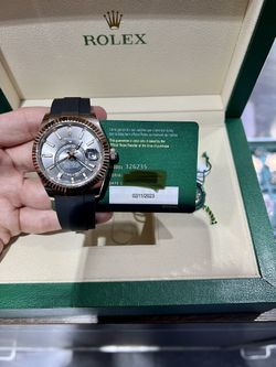 Rolex Sky Dweller Rose Gold Gray Dial