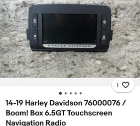 Harley Davidson, OEM stereo