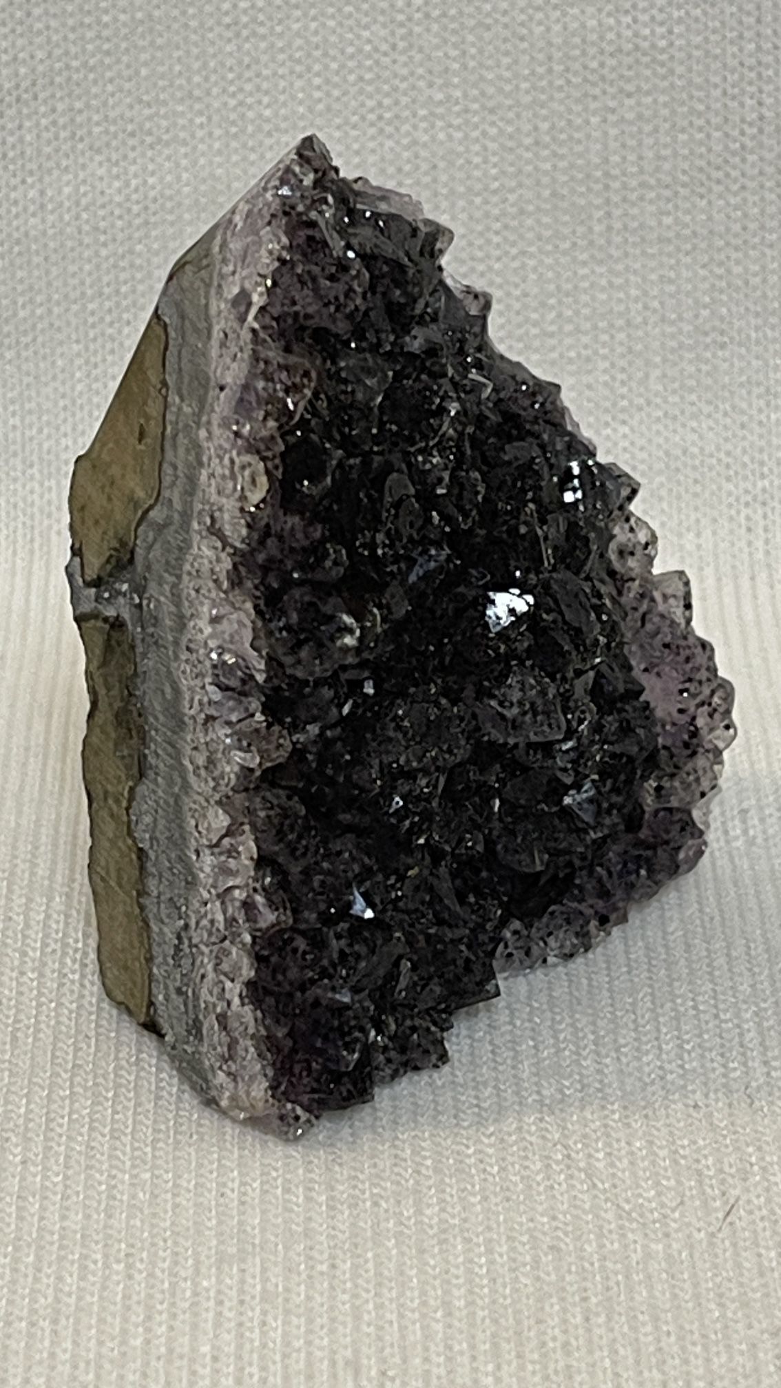 Black Amethyst Crystal Cluster Tower