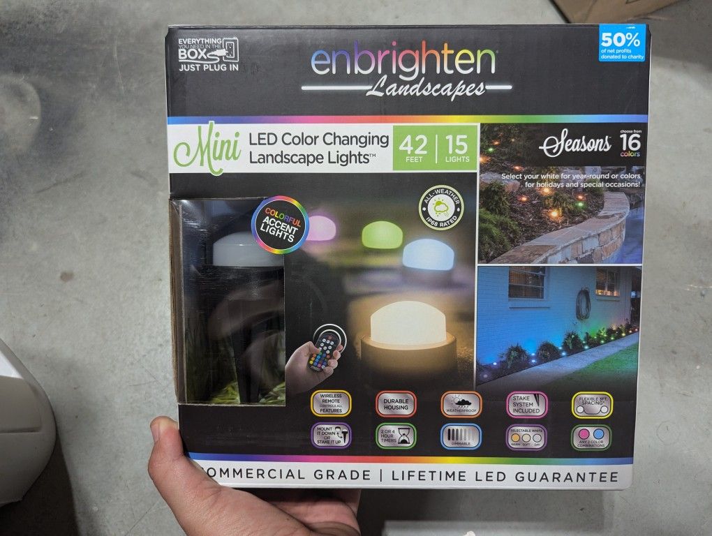 Landscape Lights (Multiple Sets Available) $125 In Store, Asking $75 Each Or Best Offer