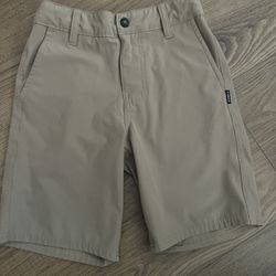 Beige Boys O’Neill Shorts Size 7 with adjustable waist band