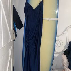 Navy Blue Corset Dress