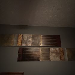 Two long canvas  wall art