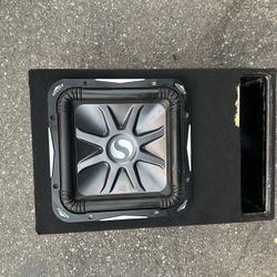 Kicker L7 12” Sub In Custom Ported Box