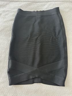 Black Bebe Body on Skirt And Shoes