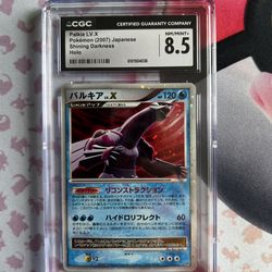 2007 Pokemon Shining Darkness Japanese Holo Palkia LV.X CGC 8.5