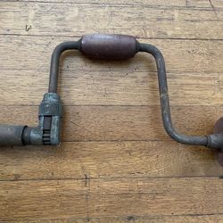 Vintage Wood Hand Drill