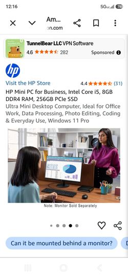 2  Acer PC Monitors 24 inch