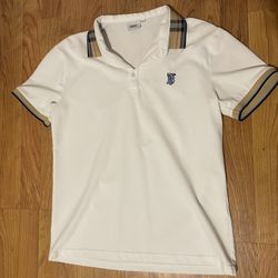 Burberry polo white 