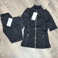 Lululemon black/navy set