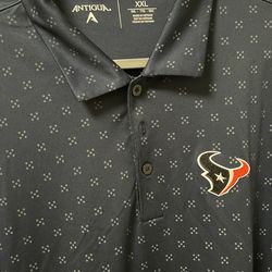 Texans Antigua Polo Shirt Size XXL