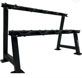 Heavy duty, commercial dumbbell rack