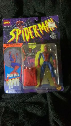 Spider-Man Web Parachute Action Figure Sealed