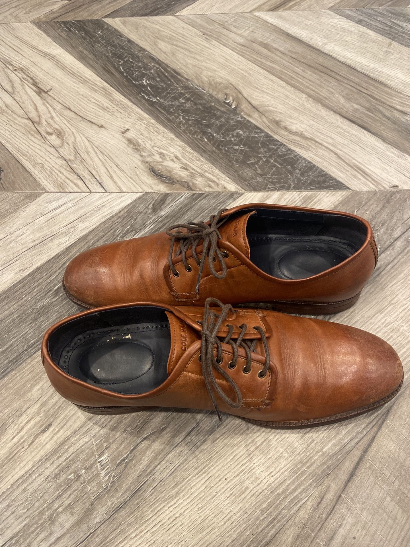 Cole Haan Leather Brown Men's Warner Grand Postman Oxford Sze 9.5 Style # C29029