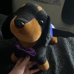 Snuggle Buddy Heat And Hug Wiener Dog Bat