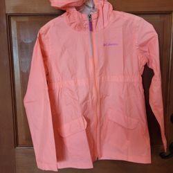 Girls Columbia Rain Coat Size 14/16