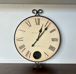 Large Howard Miller Magellan Wall Clock
