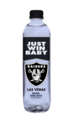 Las Vegas Raiders natural spring water
