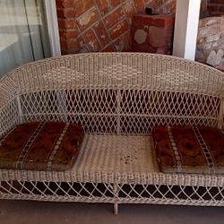 Wicker Couch