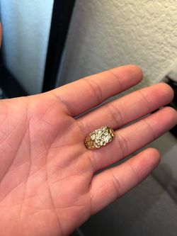 Gold Nugget Ring