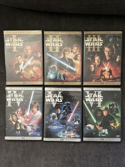 star wars original and prequel trilogy dvd set