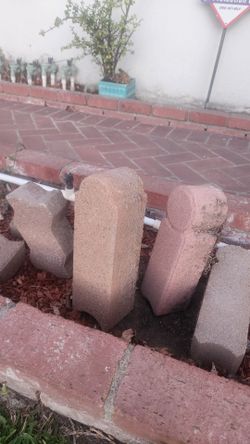 Concrete shaped bricks