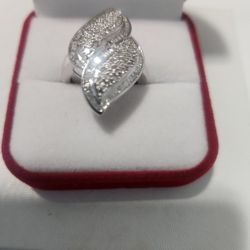 14K Ring With Diamonds